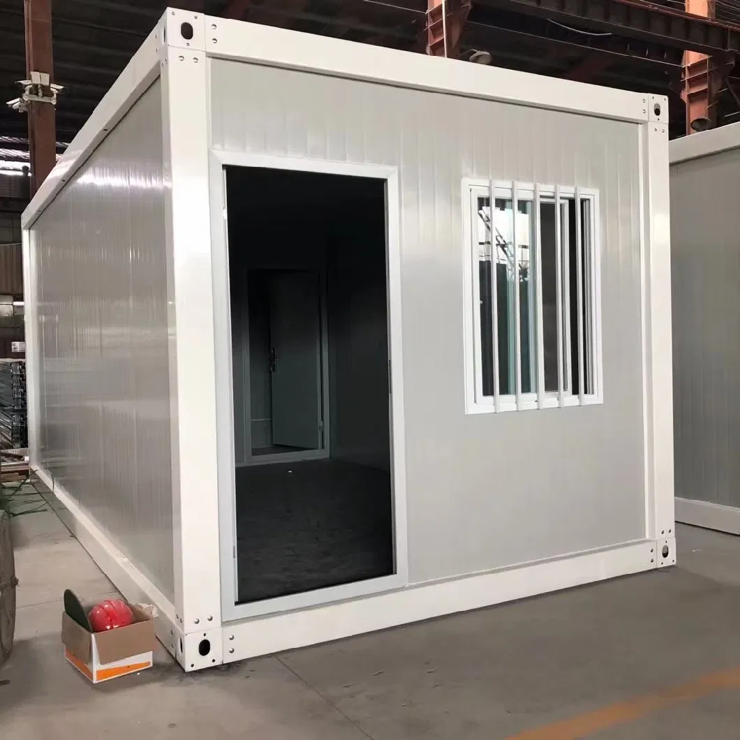 China Low Cost/Cheap Prefab/Prefabricated Mobile Modular Garden Tiny Movable Portable Steel Folding/Foldable Expandable Container Cabin Dorm Home House for Sale