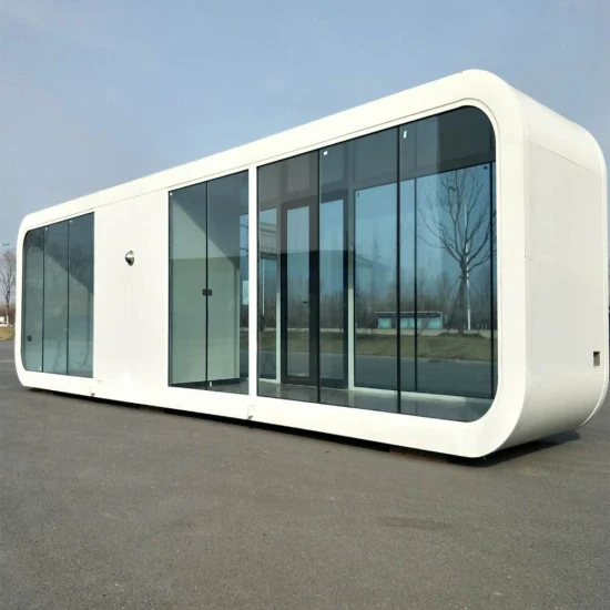 Casa prefabbricata popolare mobile all'aperto dal design moderno Piccola casa per dormire Pod mobile per lavoro Casa per ufficio Pod Apple Cabin